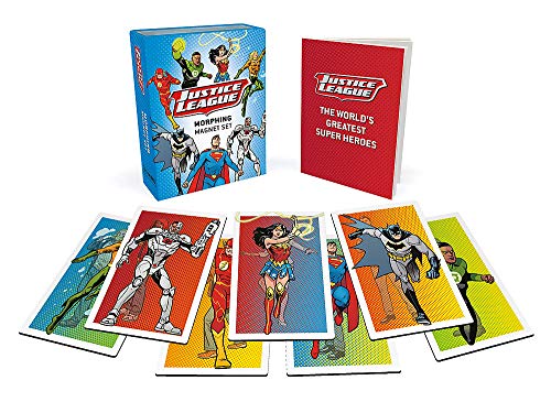 Justice League: Morphing Magnet Set: (Set of 7 Lenticular Magnets) (Rp Minis)