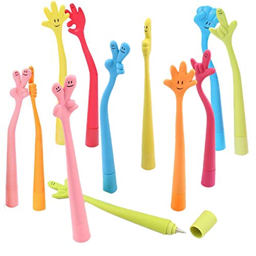 JZK 25 x Bolígrafos creativo con forma de dedo para estudiante niños regalo detalles Invitaciones cumpleanos Infantil escuela papelería y suministros de oficina JZK 25 x Bolígrafos creativo con forma de dedo para estudiante niños regalo detalles Invitaciones cumpleanos Infantil escuela papelería y suministros de oficina