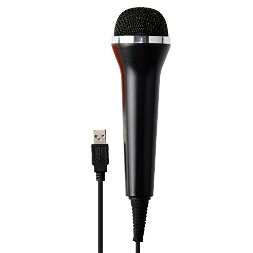 Karaoke micrófono USB, teepao Universal USB dispositivos de audio micrófono para ordenador, de 10 pies PS4 Pro Slim PS3 Xbox one s Xbox 360 Wii PC rockband Guitar Hero