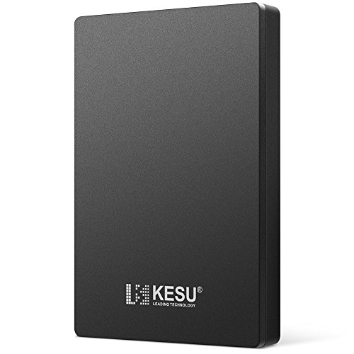 KESU Disco Duro Externo Portátil 2.5" 120GB, USB3.0 SATA HDD Almacenamiento para PC, Mac, MacBook, Chromebook, Xbox One, Xbox 360, PS4, PS4 Pro, PS4 Slim