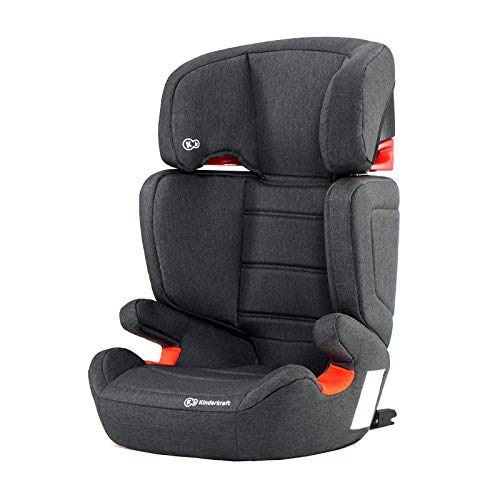 Kinderkraft Silla Coche Isofix JUNIOR FIX, Grupo 2/3, de 15 a 36 kg, Negro Kinderkraft Silla Coche Isofix JUNIOR FIX, Grupo 2/3, de 15 a 36 kg, Negro