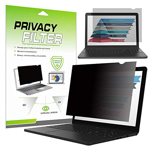 KONEE Filtro de Privacidad Premium para 17.0 Pulgadas Laptops | Widescreen Pantalla de Privacidad Filtro | Eliminación Fácil Anti-Glare Filter Film - 17.0" 16:10 (368 x 230 mm)