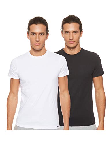 Lee Twin Pack Crew Camiseta, Multicolor (2 Pack Mix Aikw), Medium 2 para Hombre