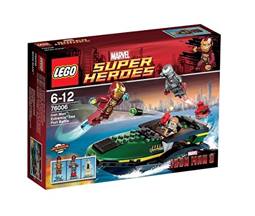LEGO Super Heroes - Iron Man: E x tremis Sea Port Battle, Pack de Figuras de acción 76006