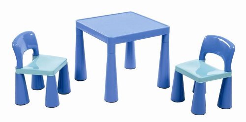 Liberty House - Juego de Mesa y 2 sillas Infantiles, Cloro Azul Liberty House - Juego de Mesa y 2 sillas Infantiles, Cloro Azul