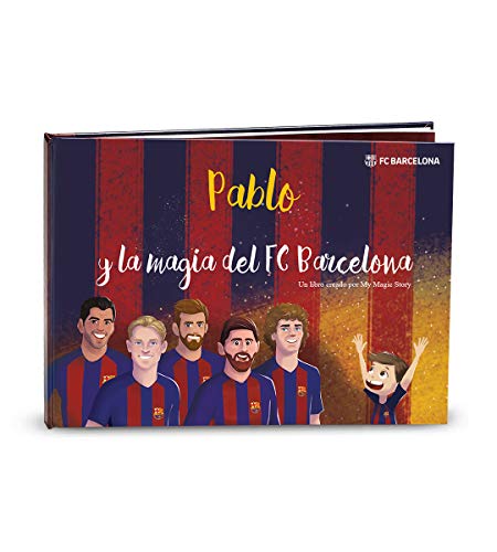 Libro infantil personalizado la magia de FC Barcelona de My Magic Story