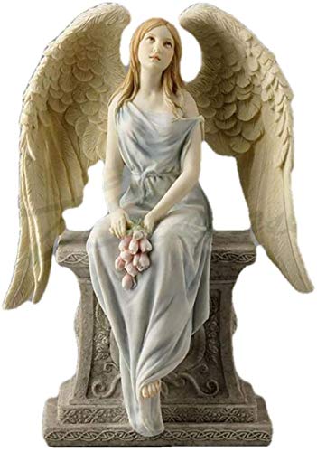LPQA Escultura estatuas y esculturas de Animales ángeles creativos Buscando Arte Escultura Mujer Figura Estatua Resina artesanía decoración Regalo de cumpleaños Serie misteriosa