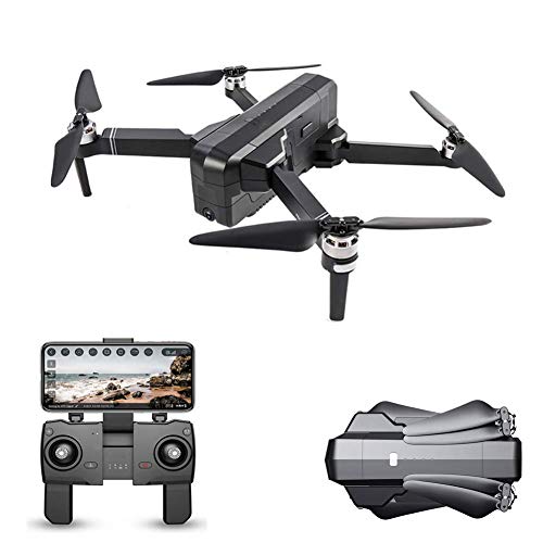 LUSHUN Drone Dron Quadricóptero con Camara HD1080p Avión WiFi FPV por Control Remoto, Cuadricóptero Plegable 3 Modos de Velocidad Disparo Gran Angular de 120 °