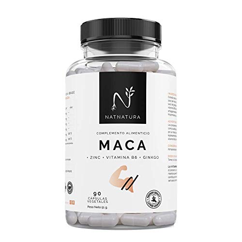 Maca. Alta concentración de maca andina pura.200mg(25:1) x2cap día, 5000mg. Aumenta el nivel de testosterona. Potenciador muscular. Aumenta los niveles de energía, resistencia y libido. 90 cápsulas.