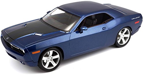 Maisto, color azul, Dodge Challenger Concept (M36138) , color/modelo surtido