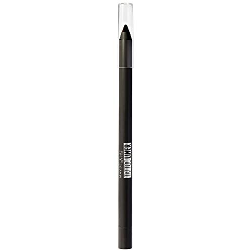 Maybelline Tattoo Liner 900 Deep Onyx - Lápiz de Ojos Semi-permanente, Negro, 1.3 gr Maybelline Tattoo Liner 900 Deep Onyx - Lápiz de Ojos Semi-permanente, Negro, 1.3 gr