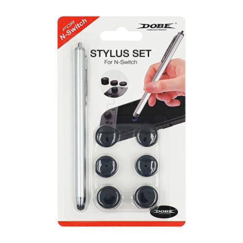 Mcbazel Dobe Touchscreen Stylus Pen for Nintendo Switch/Tablet/Smartphone with 3 Sets of Thumb Caps for Joy-con Mcbazel Dobe Touchscreen Stylus Pen for Nintendo Switch/Tablet/Smartphone with 3 Sets of Thumb Caps for Joy-con