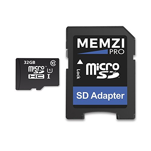 MEMZI PRO 32 GB 90 MB/s Clase 10 Tarjeta de Memoria Micro SDHC con Adaptador SD para Nintendo Wii, Switch, Switch Lite or 2DS, 2DS XL, 3DS, 3DS XL, DSi XL, DSi Consolas