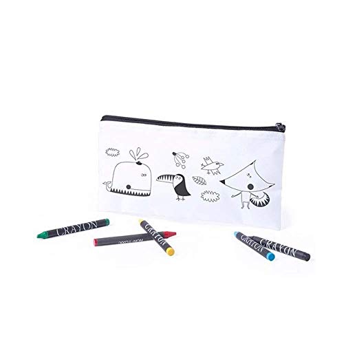 MIRVEN Lote de 30 Estuches para Colorear con 5 Pinturas de Cera Incluidas Cada Cumpleaños, Fiestas de Colegios,comuniones, niños Bodas. MIRVEN Lote de 30 Estuches para Colorear con 5 Pinturas de Cera Incluidas Cada Cumpleaños, Fiestas de Colegios,comuniones, niños Bodas.
