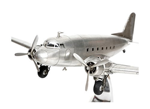 Model Avión Douglas DC3 DC-3 Pasas Bomber Metal Soporte Modelo 1 Negro Librum Flyer
