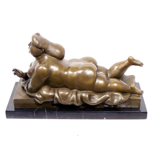 Moderna – Figura de bronce XXL Smoking Woman – Firmada – Fernando Botero Escultura comprar