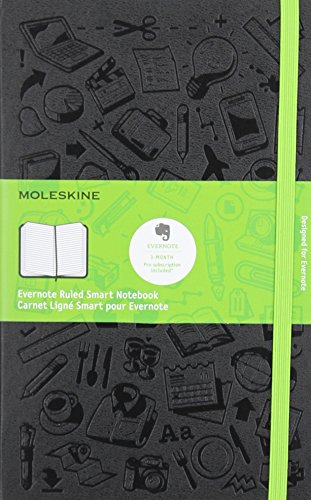 Moleskine QP060BKEVER - Cuaderno digital Evernote (CARNETS CONNECTES)