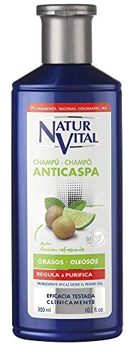 NaturVital Champú Anticaspa Cabellos Graso - 300 ml