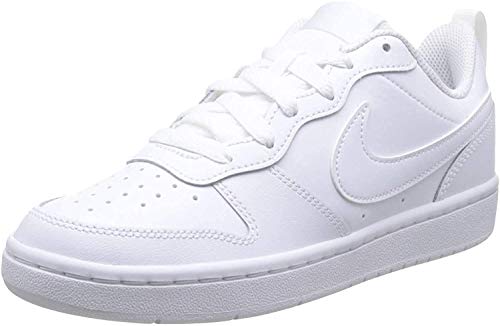 Nike Court Borough Low 2, Zapatillas de Baloncesto para Niños, Blanco (White/White/White 100), 27 EU
