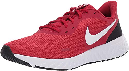 Nike Revolution 5, Zapatillas de Atletismo para Hombre, Multicolor (Gym Red White Black 600), 42 EU