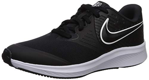 NIKE Star Runner 2 (GS), Zapatillas Unisex Niños, Negro (Black/White/Black/Volt 001), 39 EU NIKE Star Runner 2 (GS), Zapatillas Unisex Niños, Negro (Black/White/Black/Volt 001), 39 EU
