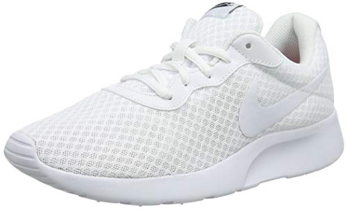 Nike Tanjun, Zapatillas de Running para Mujer, Blanco (White/White-Black), 36.5 EU