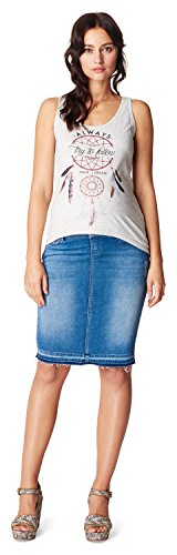 Noppies Jeans OTB Skirt Joy 70103 Falda premamá, Azul (Light Wash C290), 38(Talla del Fabricante:28) para Mujer