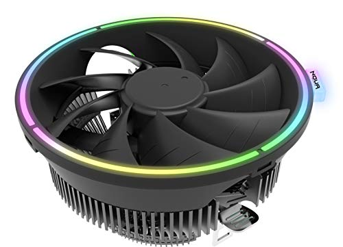 Noua Pulse RGB Rainbow Disipador de Calor para CPU Intel Socket 775 1150 1151 1155 1156 1366 2011 AMD Am3 Am4 Cooler Cooling Fan 1800 RPM de 120 mm Halo Rainbow