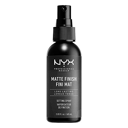 NYX Professional Makeup Spray fijador Makeup Setting Spray, Larga duración, Ligero, Fórmula vegana, Acabado Matte, 60 ml