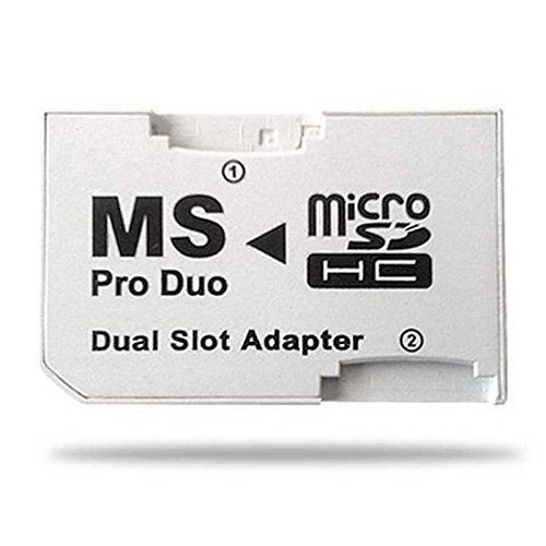 OcioDual Adaptador Doble Micro SD SDHC Memory Stick Pro Duo MS PSP 1000 2000 3000 Dual OcioDual Adaptador Doble Micro SD SDHC Memory Stick Pro Duo MS PSP 1000 2000 3000 Dual