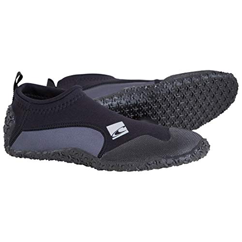 ONEILL WETSUITS Coronel Adultos Trajes de Neopreno Zapatos Botas Reef thermonuclear, Todo el año, Unisex, Color Negro - Black/Coal, tamaño 41/42