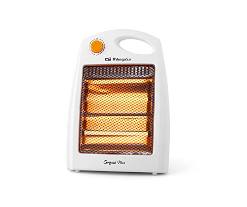 Orbegozo BP 5007 – Estufa de cuarzo con 2 niveles de potencia, 400 W y 800 W, diseño en color blanco, tamaño compacto Orbegozo BP 5007 – Estufa de cuarzo con 2 niveles de potencia, 400 W y 800 W, diseño en color blanco, tamaño compacto