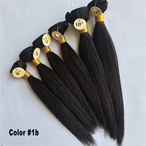 Paquetes de Cabello Brasileño 6pcs/Lot Extensiones de Cabello Virgen Humana Total 200g, 8"x4pcs, 10" x1pc,12"x1pc Sedoso Pelo de Trama Recta En Stock Doble Dibujado Paquetes de Cabello Brasileño 6pcs/Lot Extensiones de Cabello Virgen Humana Total 200g, 8"x4pcs, 10" x1pc,12"x1pc Sedoso Pelo de Trama Recta En Stock Doble Dibujado