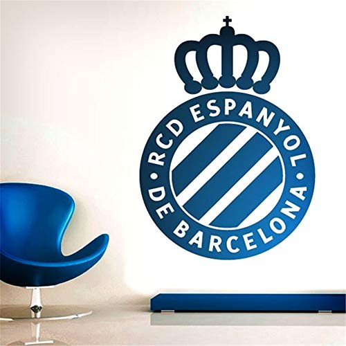 pegatinas de pared y murales Escudo del Espanyol de Barcelona para salón dormitorio.