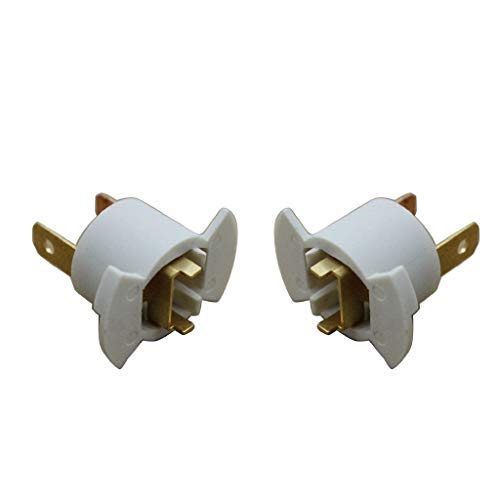 perfk 2pcs Portalámparas, Adaptadores de Bombillas H1, Piezas de Recambio para Honda CR-v 2005-2006