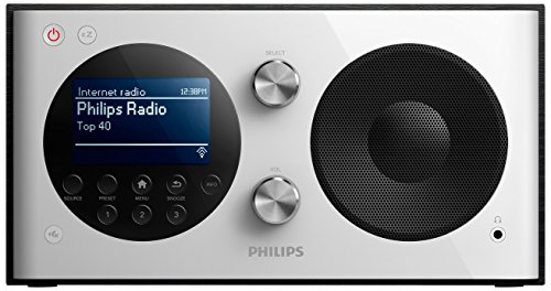 Philips AE8000 - Radio (Portátil, Dab, FM, 5 W, LCD, Color Blanco, 128 x 64 Pixeles)