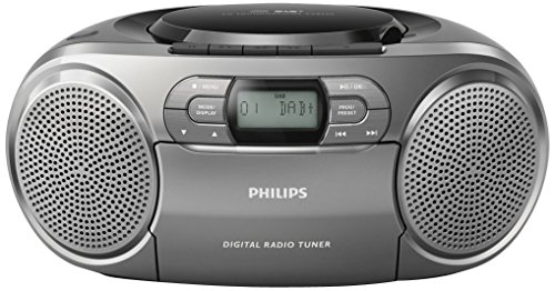 Philips AZB600 - Radio cassette (FM, CD, CD-R, CD-RW,2W), Gris