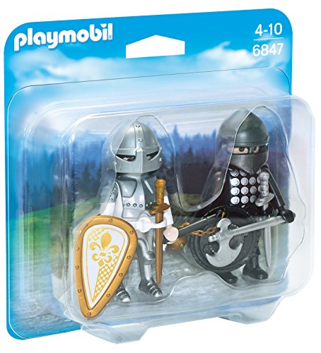 PLAYMOBIL Duo Pack- Knights' Rivalry Duo Pack Figura con Accesorios, Multicolor (6847) PLAYMOBIL Duo Pack- Knights' Rivalry Duo Pack Figura con Accesorios, Multicolor (6847)