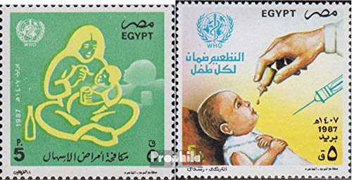 Prophila Collection Egipto 1575-1576 (Completa.edición.) 1987 Día Mundial de la Salud (Sellos para los coleccionistas) Salud