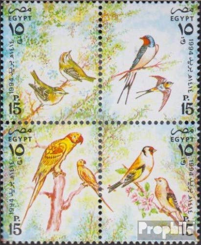 Prophila Collection Egipto 1795-1798 Bloque de Cuatro (Completa.edición.) 1994 año Nuevo: Aves (Sellos para los coleccionistas) Aves