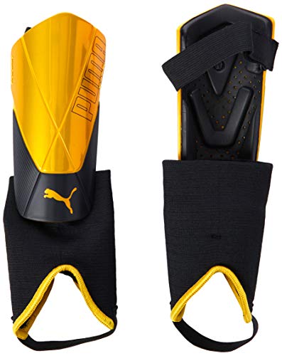 PUMA ftblNXT Pro Flex Ankle Espinillera Futbol, Unisex-Adult, Ultra Yellow Black, S