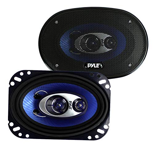 Pyle PL463BL - Sistema de altavoces 240 vatios, 3-way (10.16 cm x 15.24 cm) azul