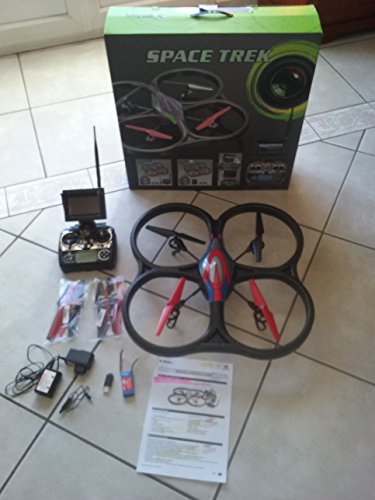 RC cuadricóptero – Dron WLToys V666 5.8 GHz FPV – Cámara HD – Monitor Tiempo real