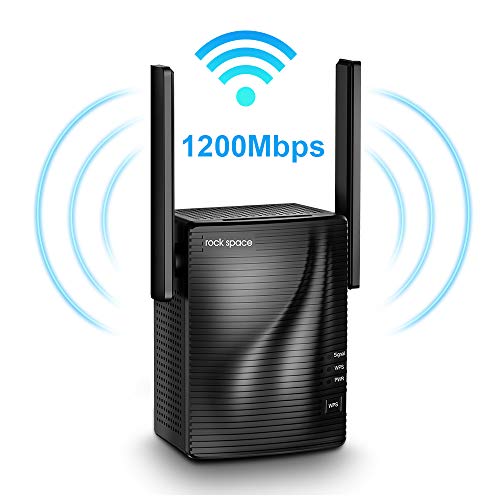 Repetidor de Red WiFi - Amplificador Señal de WiFi AC1200, Extensor de Red Doble Banda 2.4GHz & 5G, Extensor de Enrutador Inalámbrico con Puerta Gigabit Ethernet, Cubra la señal hasta 120 ㎡ Repetidor de Red WiFi - Amplificador Señal de WiFi AC1200, Extensor de Red Doble Banda 2.4GHz & 5G, Extensor de Enrutador Inalámbrico con Puerta Gigabit Ethernet, Cubra la señal hasta 120 ㎡