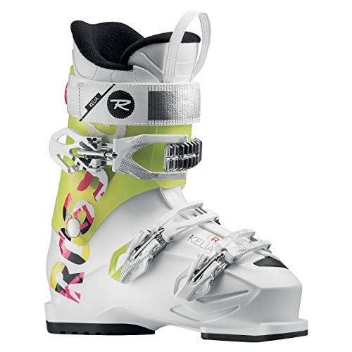 Rossignol botas de esquí Kelia Rental – White/Citrus – Mujer – Talla 42.5 – blanco, blanco