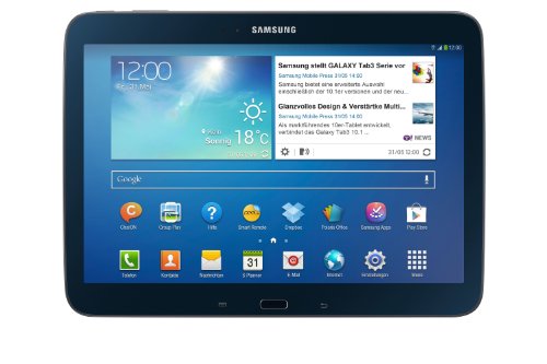 Samsung Galaxy TAB 3 10.1 GT-P5210 - Tablet 10.1" (WiFi+Bluetooth 4.0, 16 GB, Dual Core, Android JB), Negro (importado)