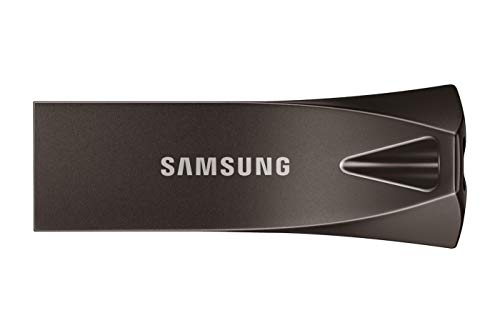 Samsung MUF-128BE4/EU 128GB 3.0 (3.1 Gen 1) Conector USB Tipo A Gris, Titanio Unidad Flash USB - Memoria USB (128 GB, 3.0 (3.1 Gen 1), Conector USB Tipo A, 300 MB/s, Sin Tapa, Gris, Titanio)