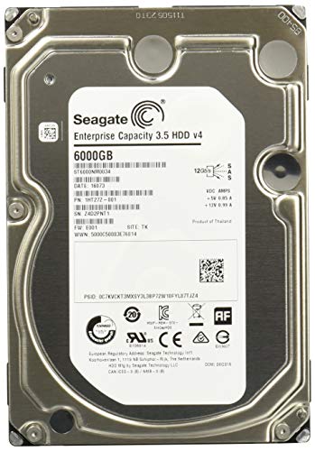 Seagate ST6000NM0034 - Disco Duro de 3.5", 6 TB, SAS 12 GB/s, 7200 RPM, 4K