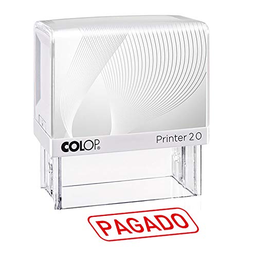 Sello con texto PAGADO, CONTABILIZADO, COPIA. Más de 35 opciones disponibles – Tinta roja, 38x14mm Sello con texto PAGADO, CONTABILIZADO, COPIA. Más de 35 opciones disponibles – Tinta roja, 38x14mm