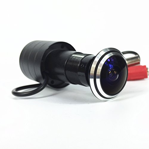 Shrxy Mini Door Eye Camera Door Viewer Eye Camera Peephole Detection 170 Degree Wide Angle CCD Wired 700TVL 1.78mm Lens
